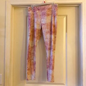 Womens Pink Leggings